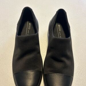 ECCO Women  Black Loafers
